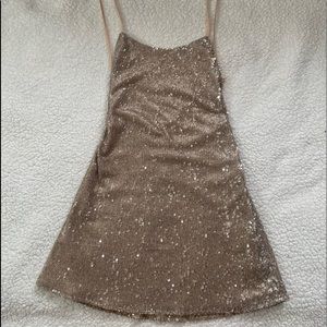 Sequin Mini Dress